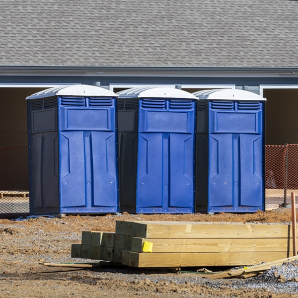 what is the cost difference between standard and deluxe porta potty rentals in Faith SD